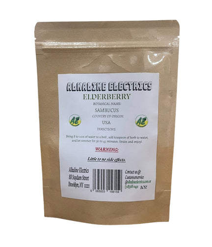 Elderberry (Organic) 1 and 2oz - Alkaline Electrics