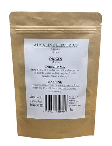 Senna Leaf Whole(Organic) 1oz - Alkaline Electrics
