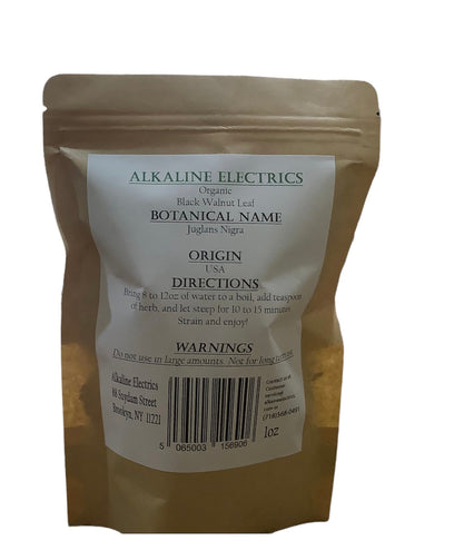 Black Walnut Leaf (Organic) 1oz - Alkaline Electrics