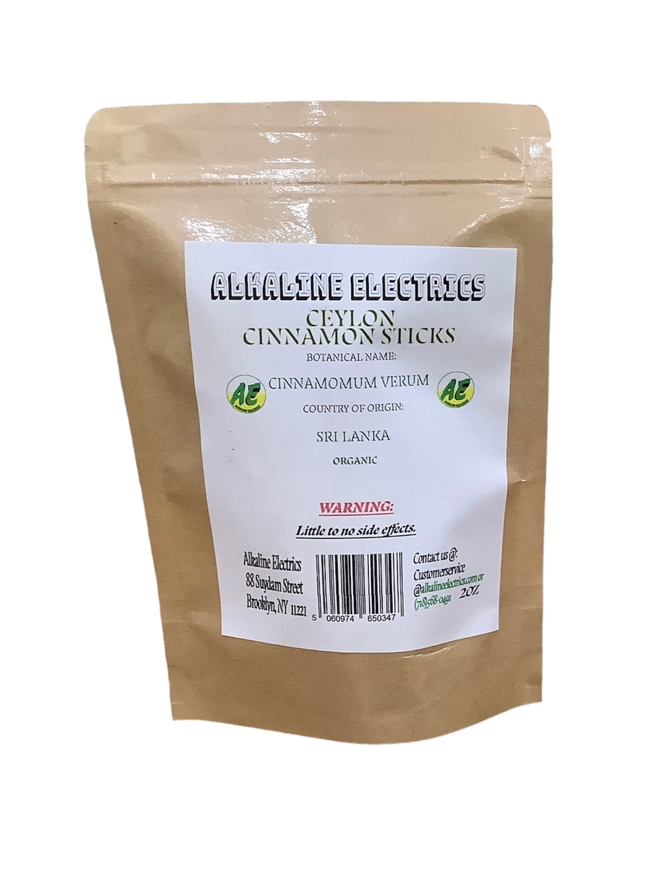Ceylon Cinnamon sticks Alkaline Electrics