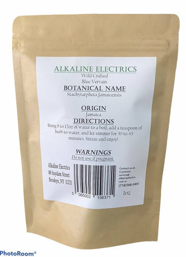 Jamaican Blue Vervain (Wild Crafted) 1oz - Alkaline Electrics