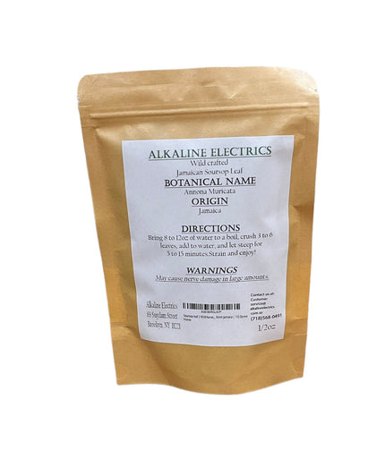 Jamaican Soursop Leaves (Wild Crafted) 1/2 oz - Alkaline Electrics