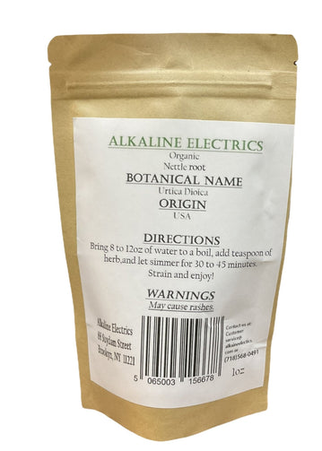 Nettle Root - Organic 1oz - Alkaline Electrics