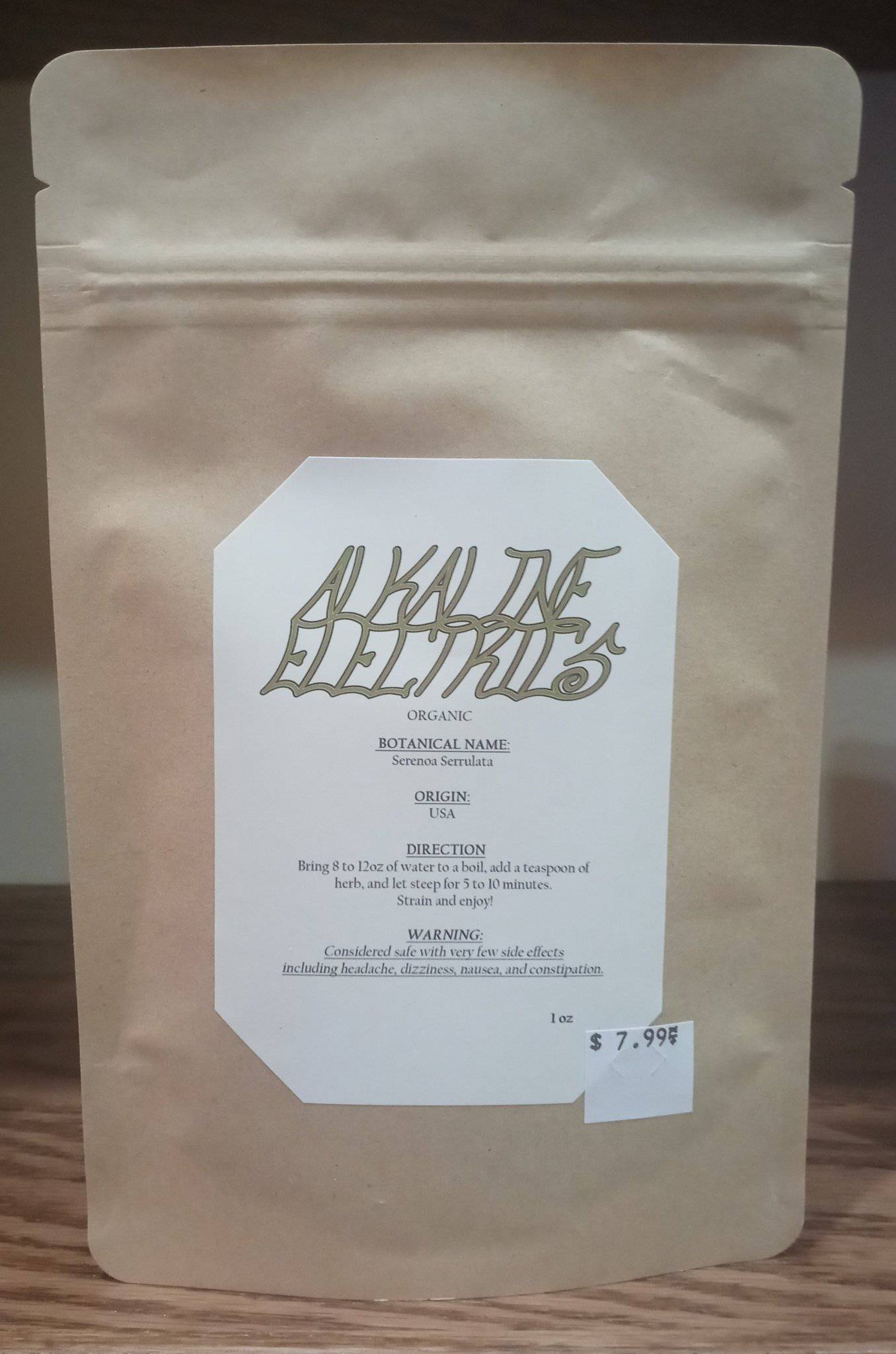 Saw Palmetto Berry 1oz Alkaline Electrics