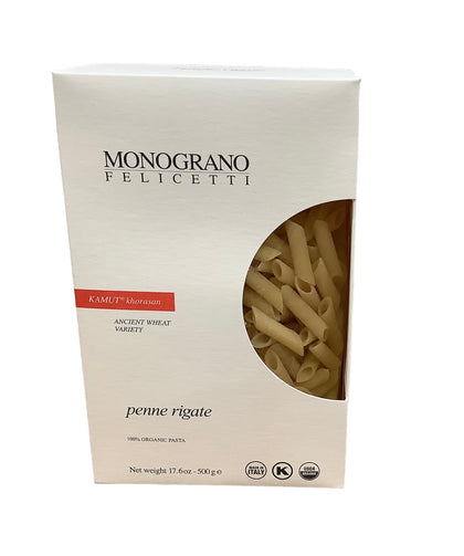 Kamut Penne Rigate Pasta - 100% Organic - Alkaline Electrics