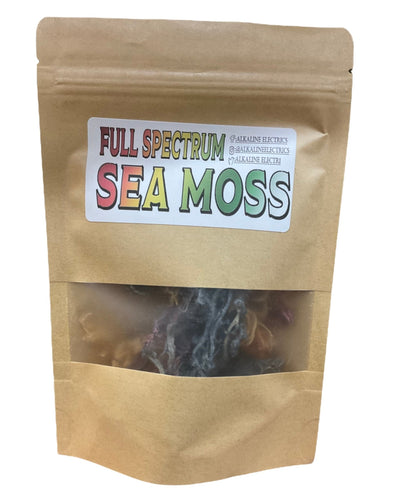 Full Spectrum Sea Moss - Wildcrafted from St Lucia 1oz - Alkaline Electrics